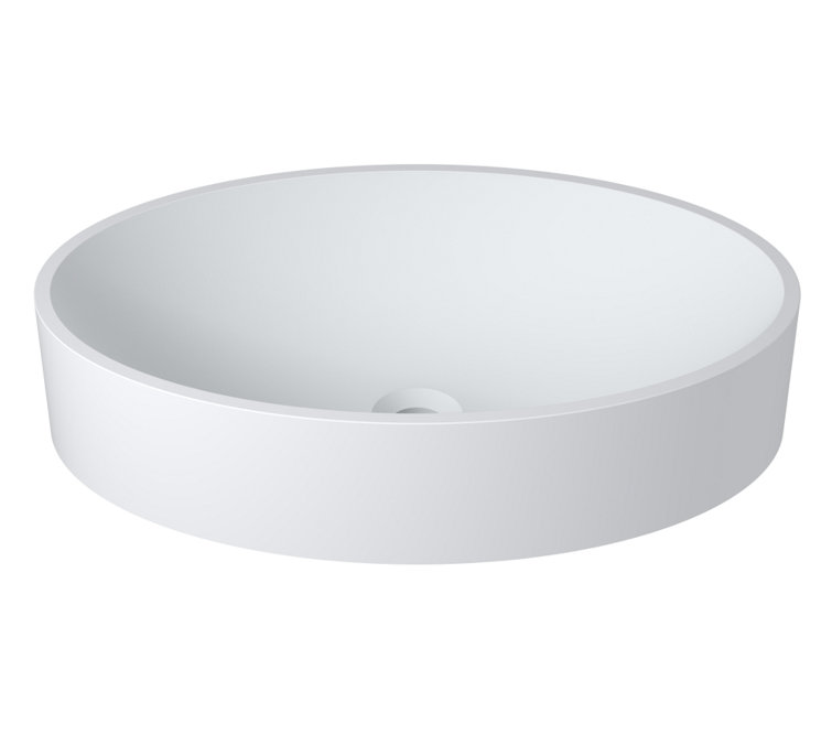 InFurniture Stone Oval Vessel Bathroom Sink Wayfair Canada